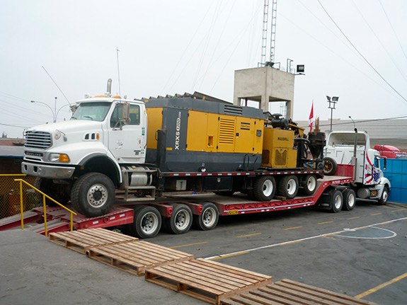 Transporte de maquinarias y equipos