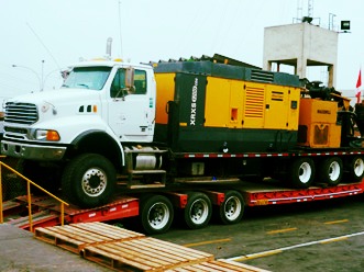 Transporte de maquinarias y equipos